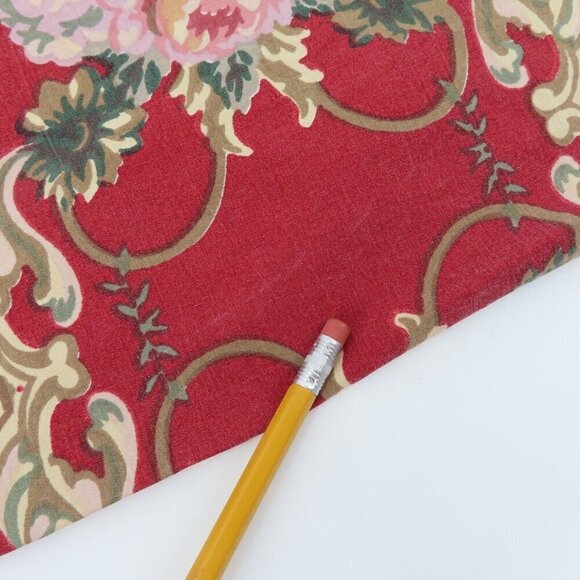 LRL Ralph Lauren Marseilles Red ONE Standard Ruffle Hem Pillowcase Pillow Sham - Picture 4 of 11